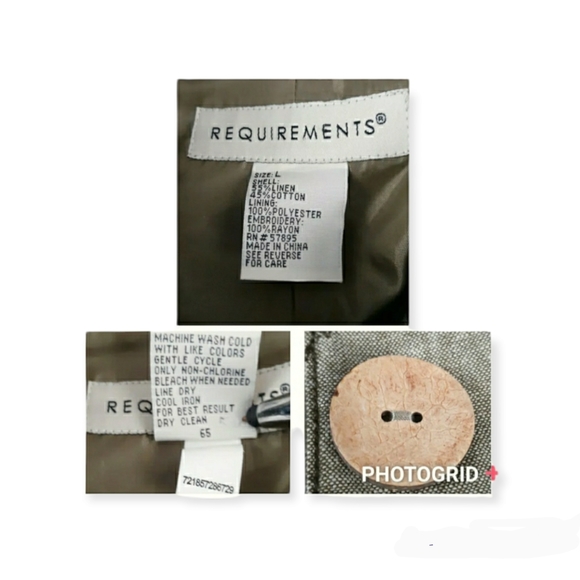 Womens Requirements Tan Button up Shirt Jacket Lined nwotgs top - Picture 2 of 8